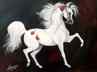 Arabian Stallion - Equine Art by Stacey Mayer