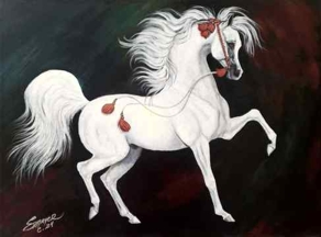 Arabian Spirit - Acrylic Painting on Canvas SSMayer 2025