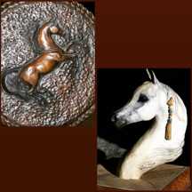 Stacey's Arabian Horse Sculptures