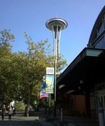 Seattle Center - View of the Space Needle
